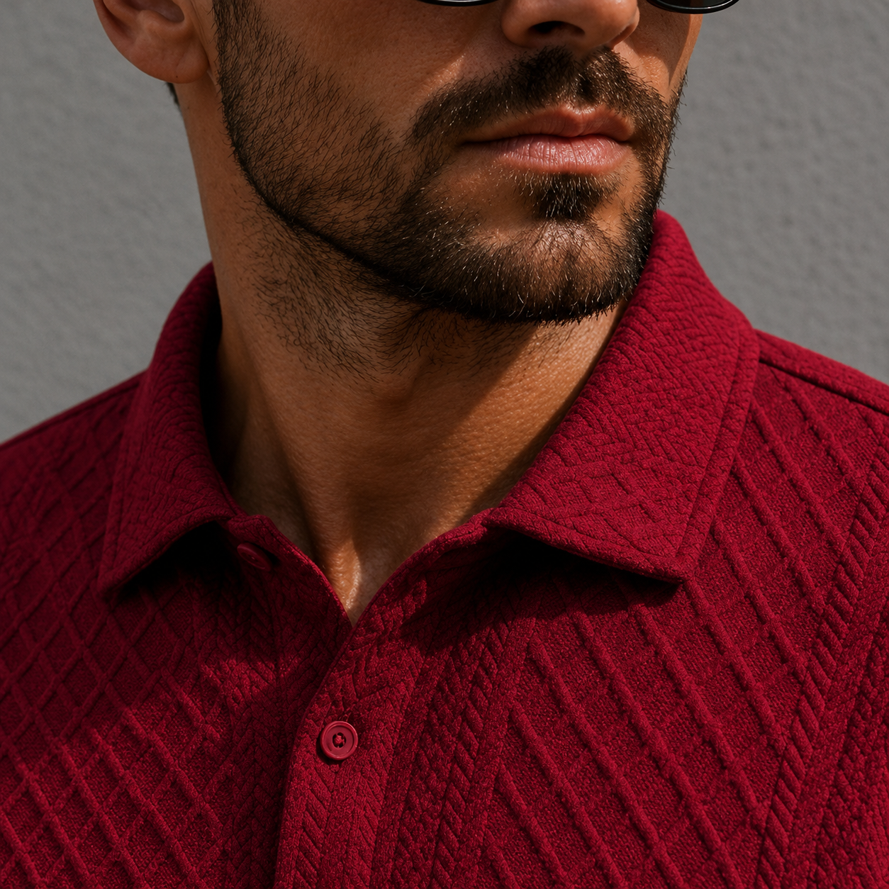 Orelian Jacquard Polo Set