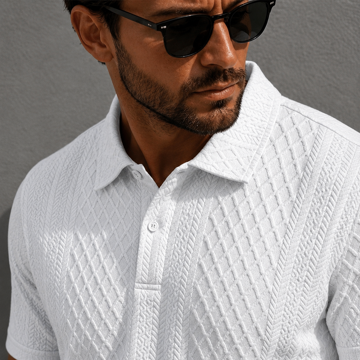 Orelian Jacquard Polo Set