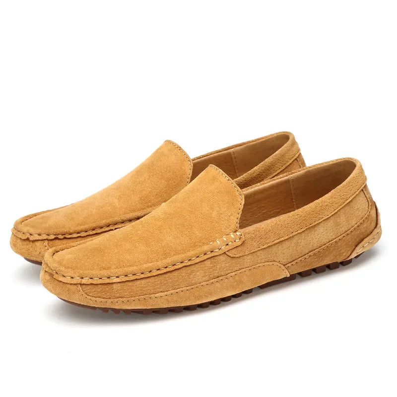 Orelian Suede Yacht Loafers