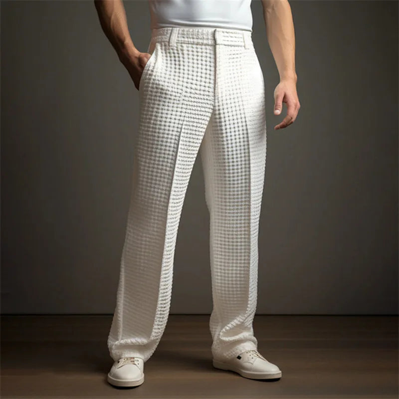 Orelian Waffle Tailored Trousers