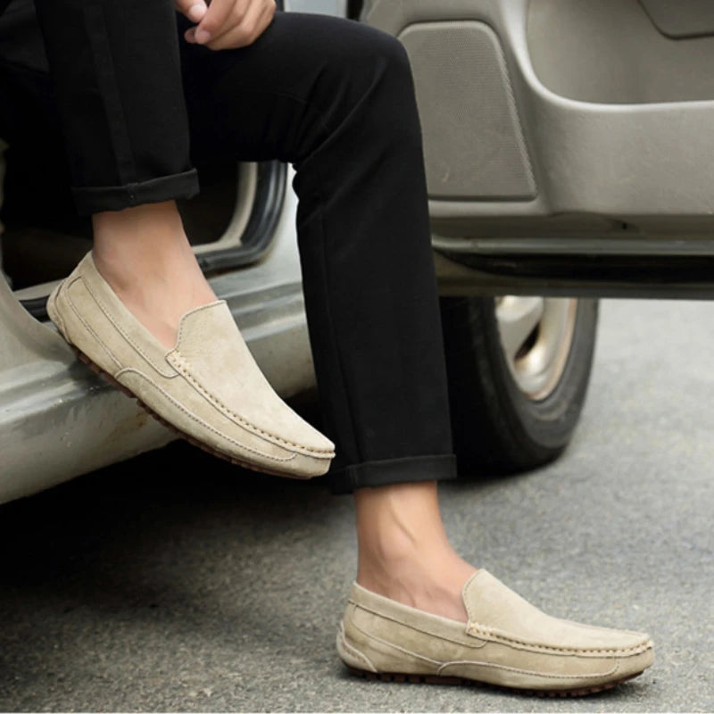 Orelian Suede Yacht Loafers