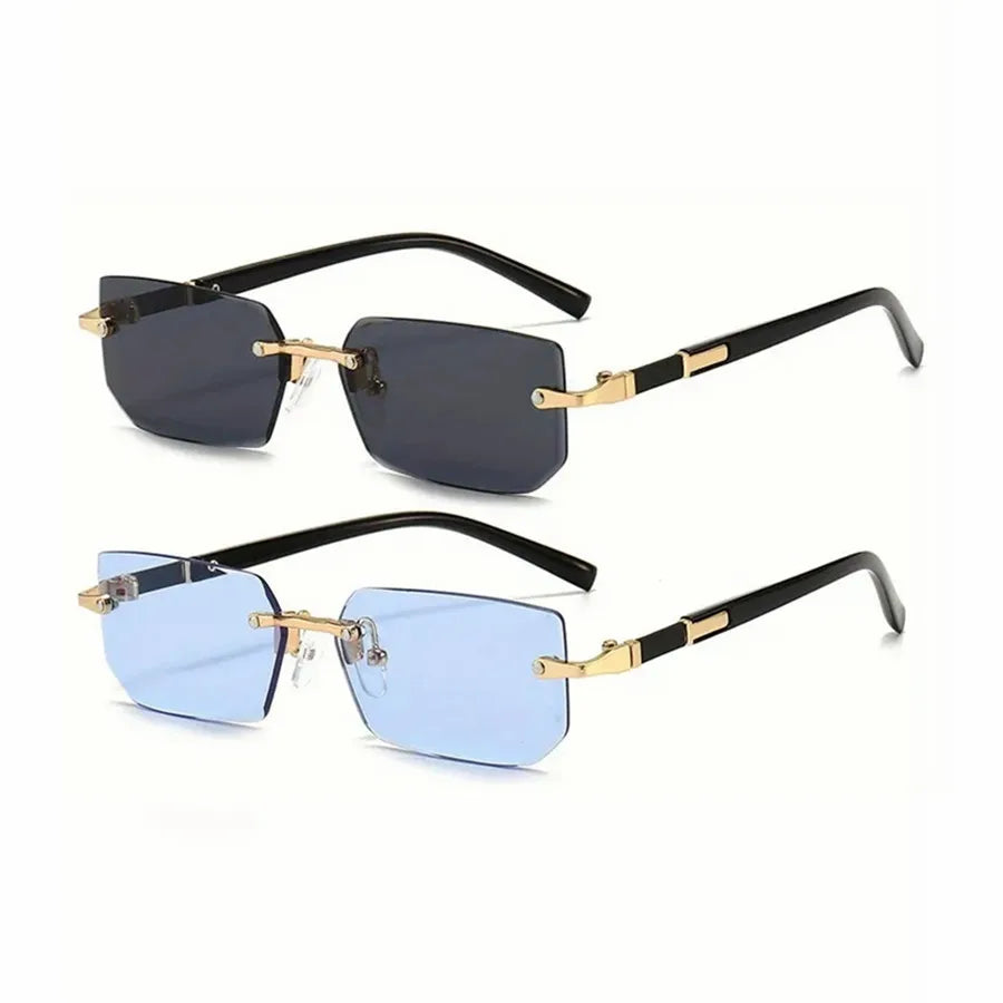 Orelian Rimless Square Sunglasses