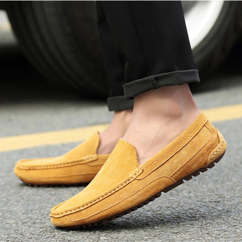 Orelian Suede Yacht Loafers