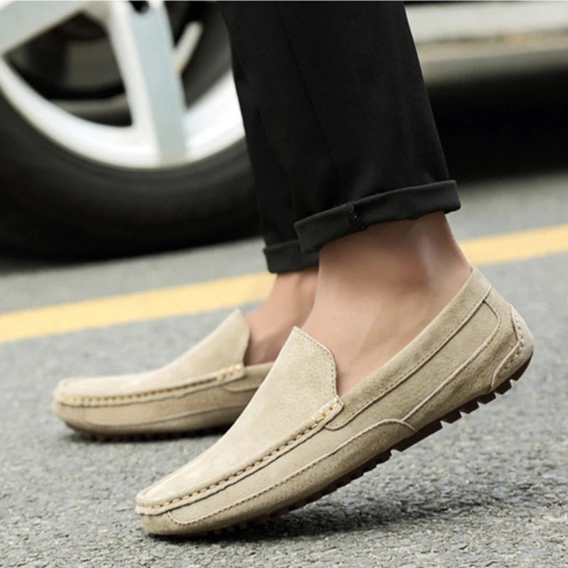 Orelian Suede Yacht Loafers