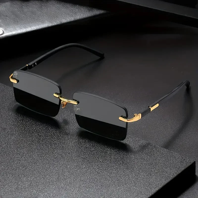 Orelian Rimless Square Sunglasses