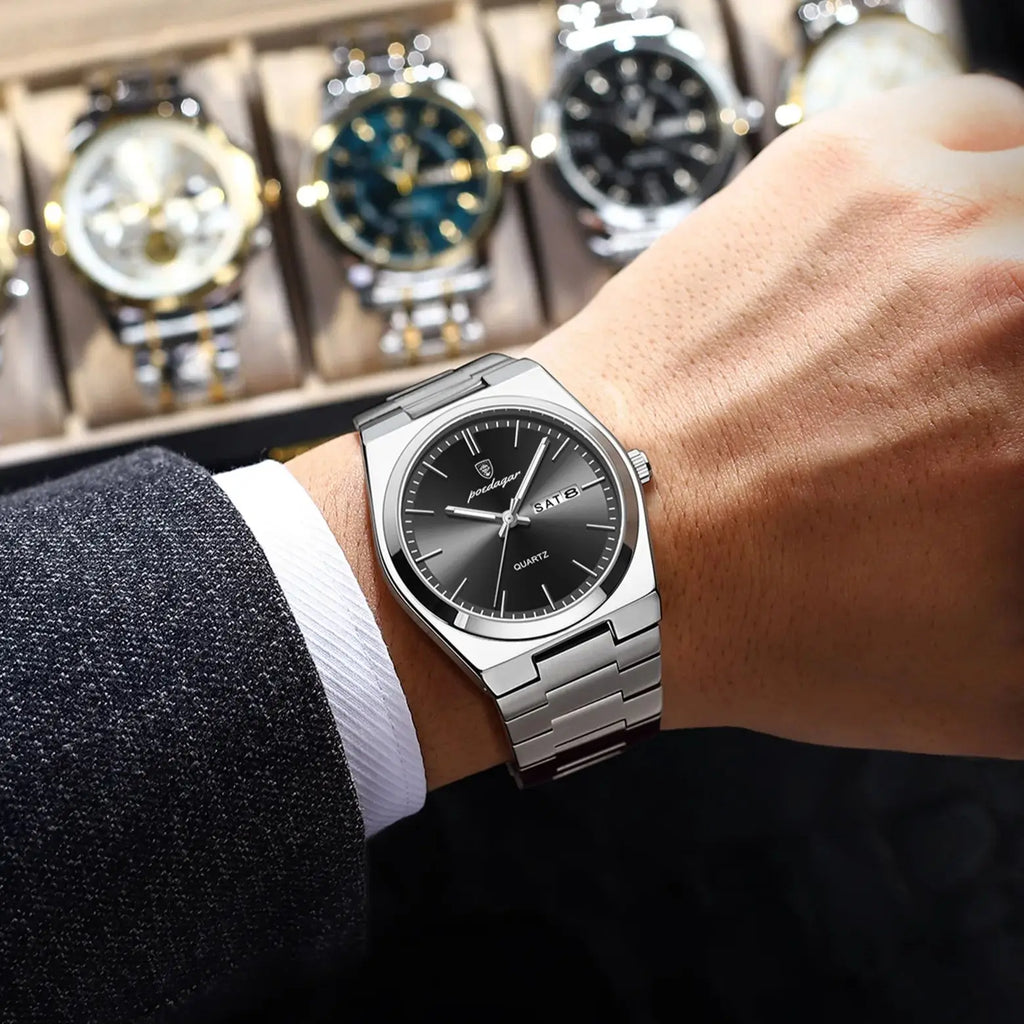 Orelian Chrono Steel Watch