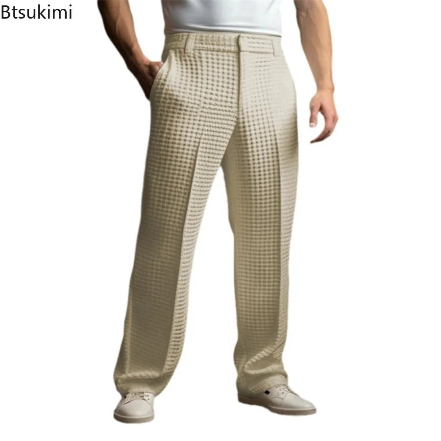 Orelian Waffle Tailored Trousers